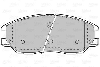 Valeo 598871 <span>тормозные колодки передние</span>