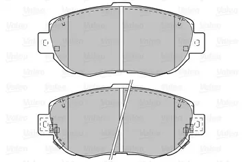 Valeo 601023 <span>тормозные колодки передние</span>