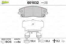 Передние тормозные колодки Valeo 601032 для Dodge Charger 7 пок. / рестайлинг