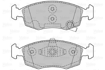 Valeo 601297 <span>тормозные колодки передние</span>