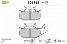 Передние тормозные колодки Valeo 601315 для Renault Twizy 1 пок.