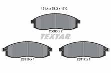 Передние тормозные колодки Textar 2308601 2308601