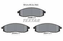 Передние тормозные колодки Textar 2308602 2308602