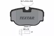 Задние тормозные колодки Textar  2345801