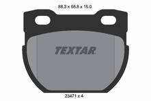 Задние тормозные колодки Textar Q+ 2347101 для Land Rover Defender 1 пок.