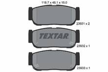 Задние тормозные колодки Textar 2393101 для SsangYong Stavic 1 пок.