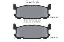 Задние тормозные колодки Textar 2402901 для Mazda MX-5 2 пок.