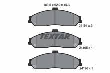 Передние тормозные колодки Textar 2419401 для Chevrolet Corvette 6 пок. / C6