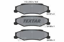 Задние тормозные колодки Textar 2419701 для Chevrolet Corvette 6 пок. / C6