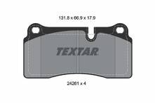Задние тормозные колодки Textar 2426101 для Audi R8 4S