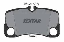Задние тормозные колодки Textar 2445403 для Porsche 911 997 кабриолет / рестайлинг