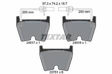 Передние тормозные колодки Textar 2451701 для Audi R8 4S