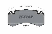 Передние тормозные колодки Textar 2484701 для Bentley Mulsanne 2 пок.
