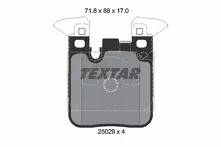 Задние тормозные колодки Textar Q+  2502902