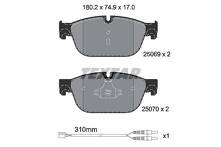 Передние тормозные колодки Textar Q+ 2506901 для Citroen C6 1 пок.