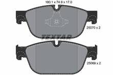 Передние тормозные колодки Textar Q+ 2507001 для Citroen C6 1 пок.