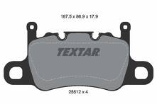 Задние тормозные колодки Textar 2551203 для Porsche Cayman 981