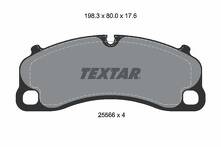 Передние тормозные колодки Textar 2556601 для Porsche Cayman 981