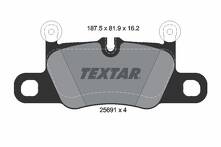 Задние тормозные колодки Textar 2569101 для Porsche 911 992 купе