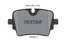 Задние тормозные колодки Textar Q+ 2574201 для Jaguar F-Type X152