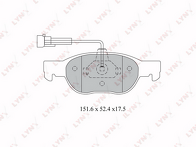 Передние тормозные колодки Lynx BD-2801 BD-2801